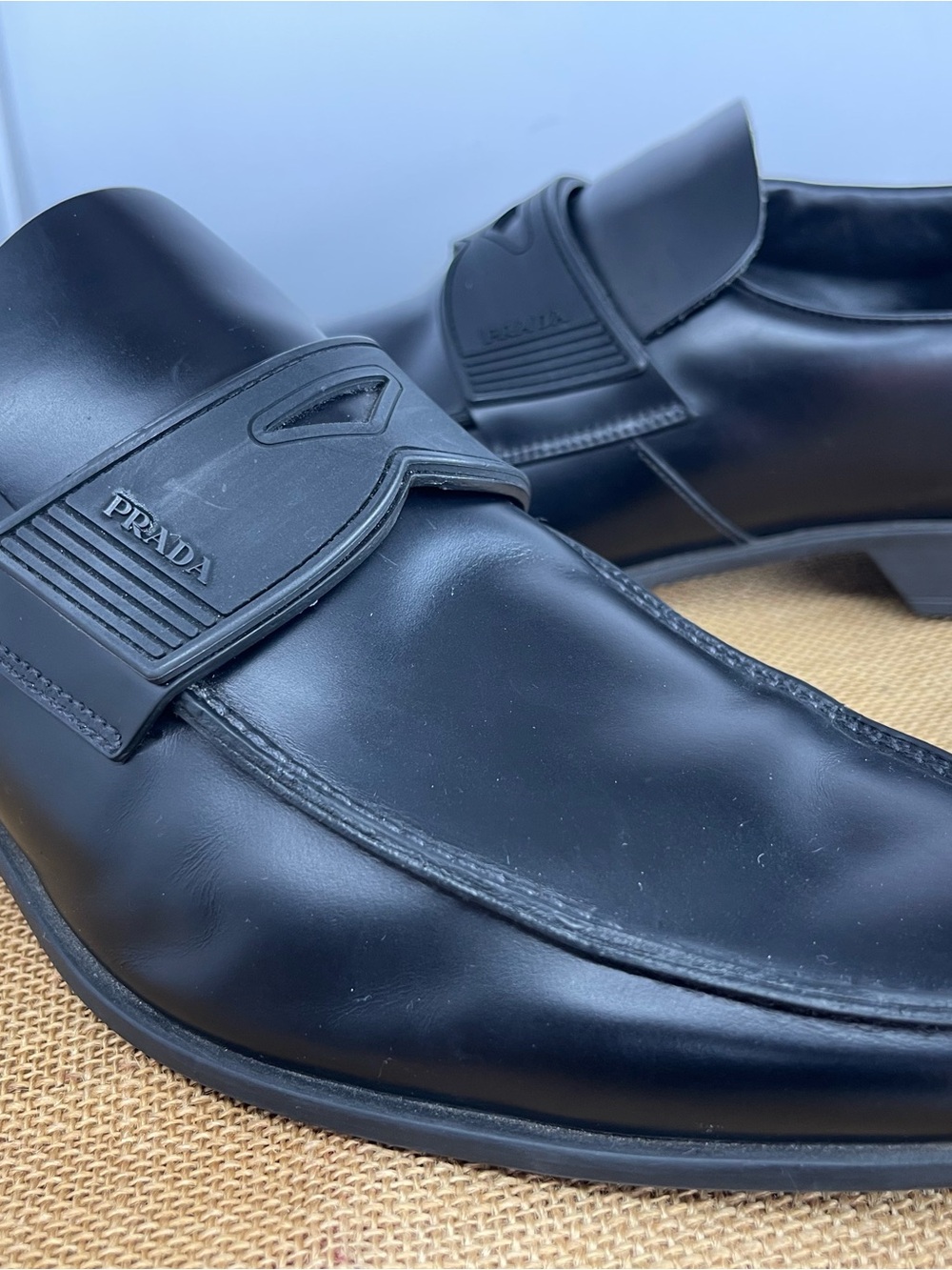 Auth Prada Mens Shoes US 9 Prada 8 Made in Italy